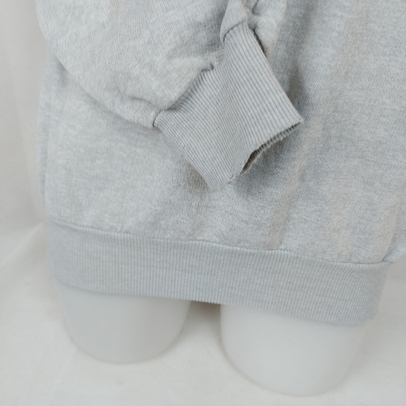 Vintage gray crew neck pullover sweater fit large - Picture 4 of 12